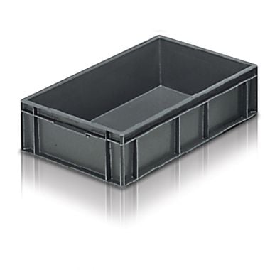 Euro Stacking Plastic Containers 400x300x118mm - 21010