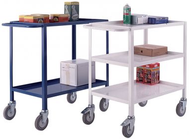 Metal Tray Trolley - Two Tier