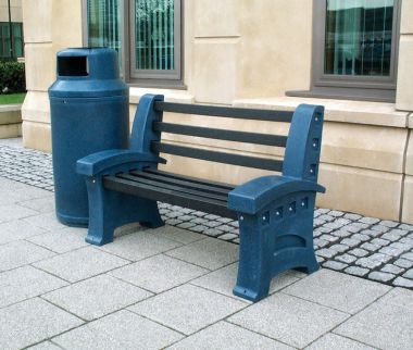 Outdoor Plastic Seat - Two Person