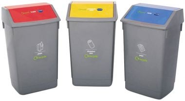 Standard Recycling Bins (Set of three)