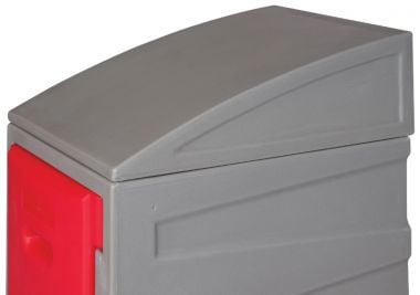 Sloping Tops for Plastic Lockers