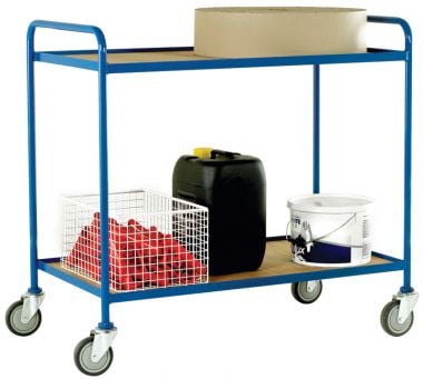 Tray Trolley - Two Small Plywood Shelves - TT60