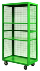Boxwell Mobile Cage Trolley – Steel Shelving