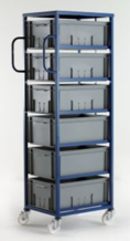 Mobile Tray Rack – 6 Deep Trays - CT606