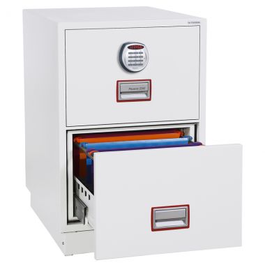 Fire Resistant File Storage - Electronic Lock (Two Drawer)