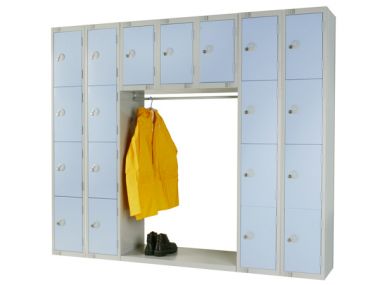 Archway Locker Unit - Nineteen Compartments
