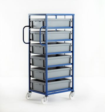Mobile Tray Rack – 6 Medium Trays - CT506