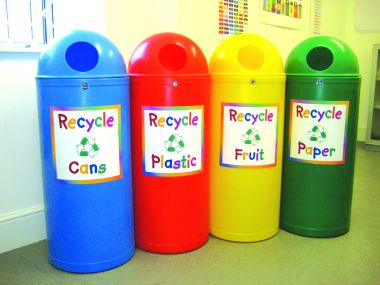 Recycling Bin - Junior Style (Set of four)
