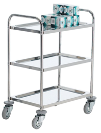 Stainless Steel Trolley - Three Tier