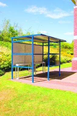 Traditional Smoking Perforated Shelter - 9 Person