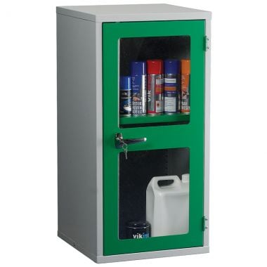 Single Door Industrial Clear Front Cabinet - Small 