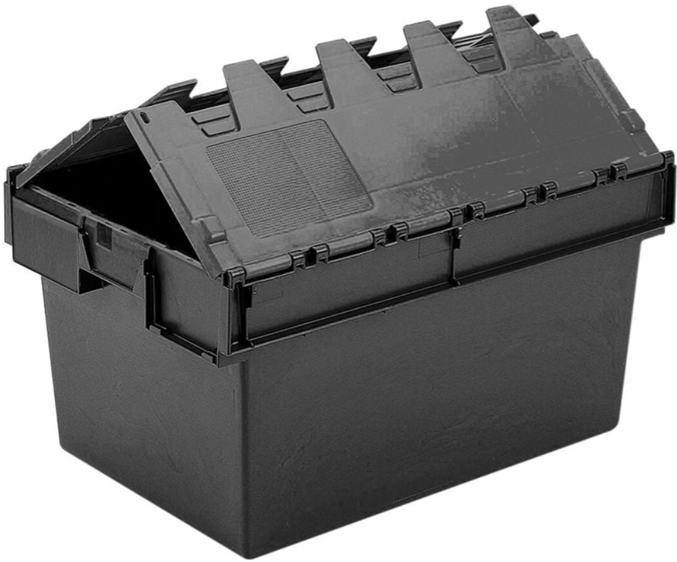 Attached Lid Containers & Tote Boxes