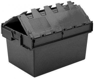 Eco Attached Lid Container - (600 x 400 x 320mm)