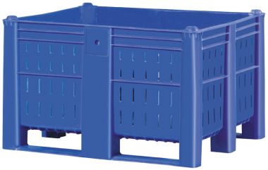 Plastic Pallet Boxes – 600 Litre (Vented)