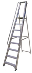 Aluminium Ladder With Hand Rail