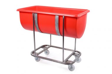 Plastic Trough with Stainless Steel Frame - 135 Litre - RM135FSS