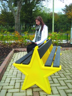 Star Double Sided Bench - Six Seater